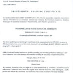 Certificate - page 1 of 6